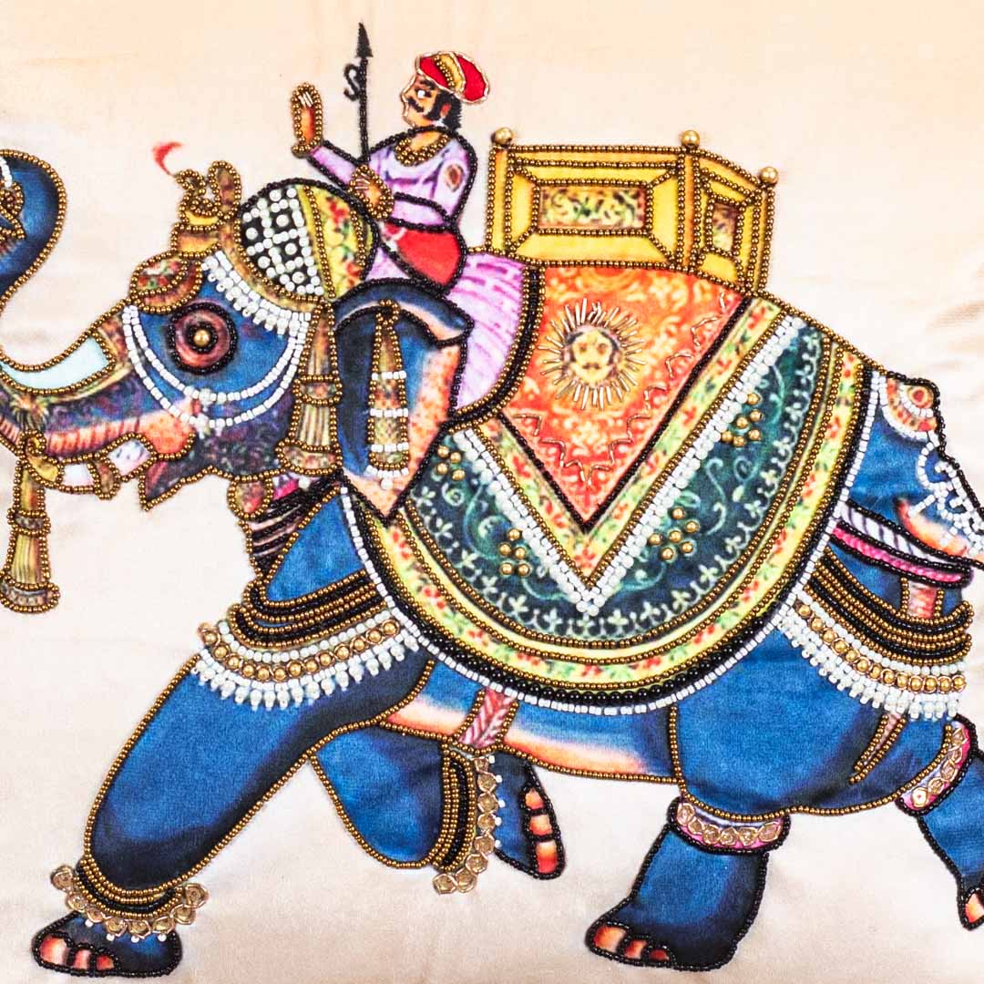 Elevate Your Decor with Elephant Art Cushion Covers