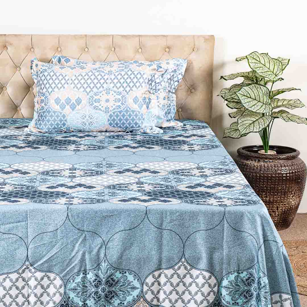 Blue Asthetic Concord Digital Printed