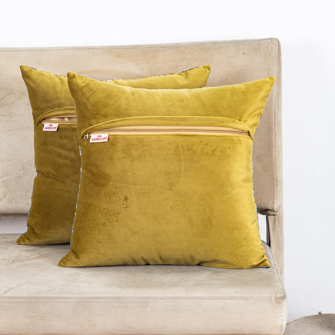 Serene Lord Buddha Printed Cushion Cover