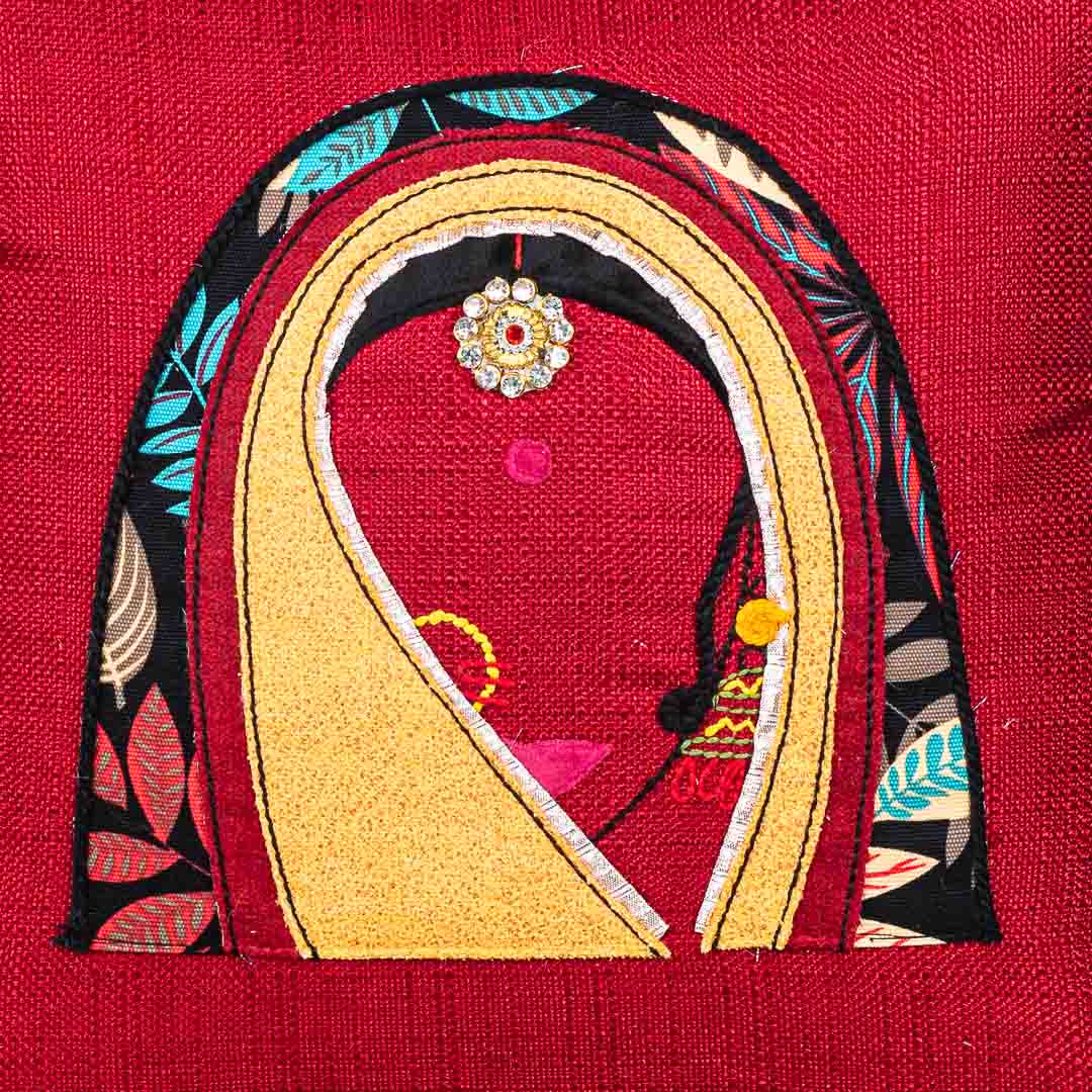 MR. RAJASTHAN And MRS. RAJASTHAN Combo Traditional Cushion Cover