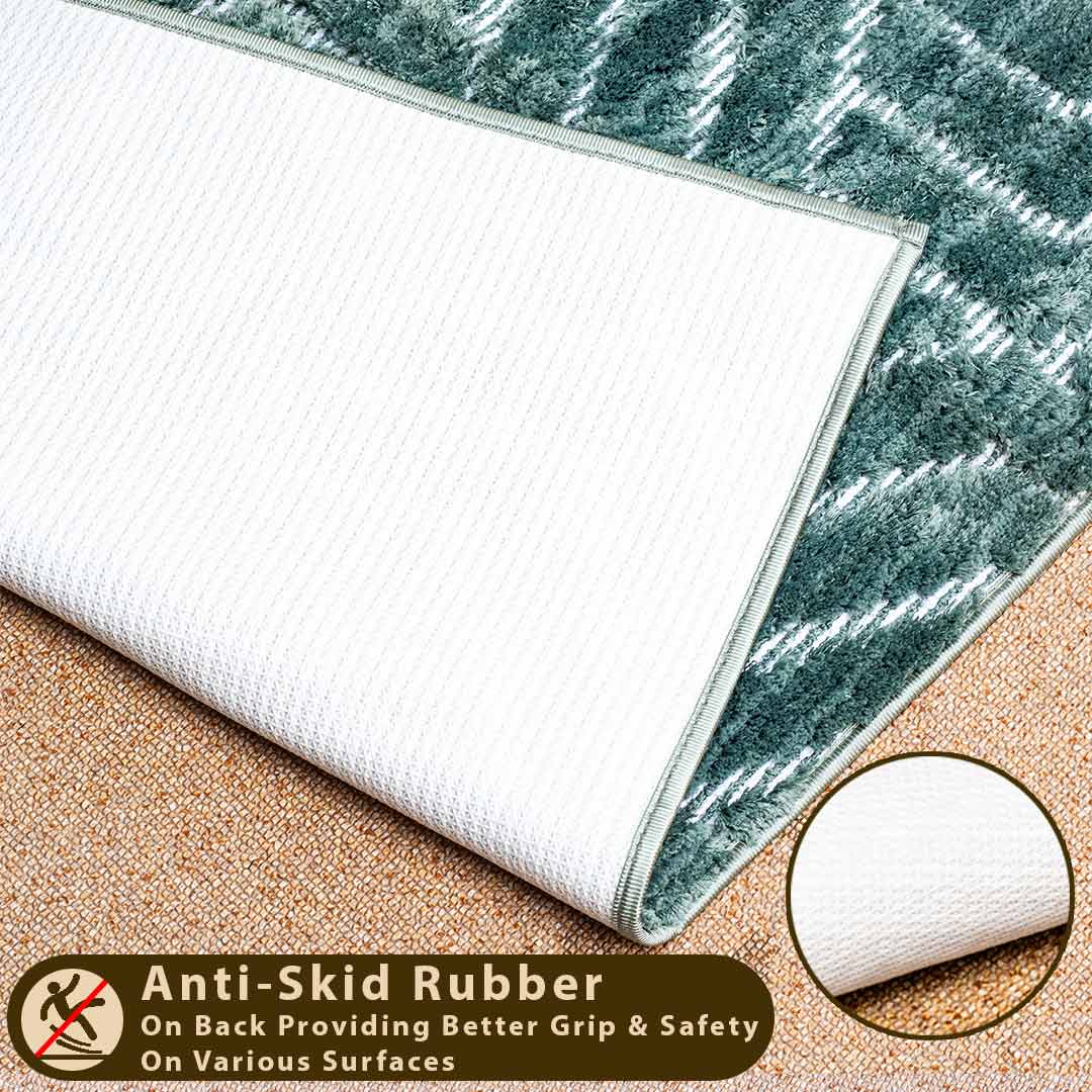 Premium Green Micro Runner Carpet Design Five