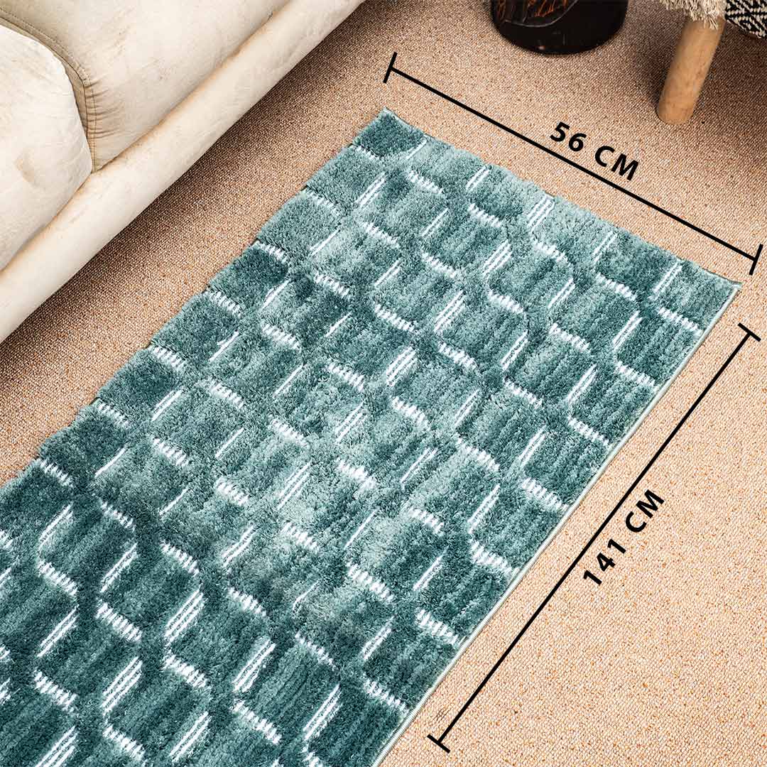 Premium Green Micro Runner Carpet Design Three