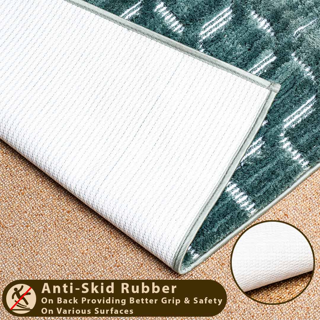 Premium Green Micro Runner Carpet Design Three