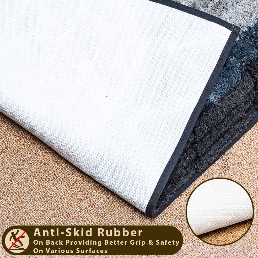 Premium Black Grey Micro Runner Carpet Design Two