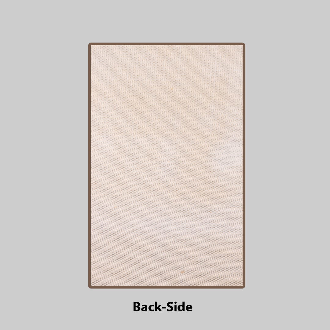 Beige And White Micro Print Mat (50x72) CM