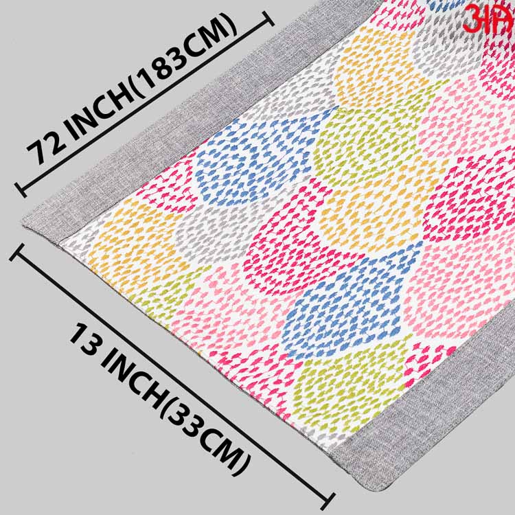 Multicolour Table Runner (13x72) Inch