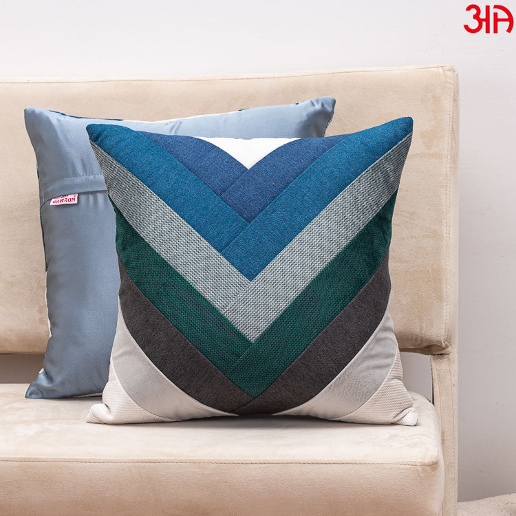 v-stripe green cushion cover2