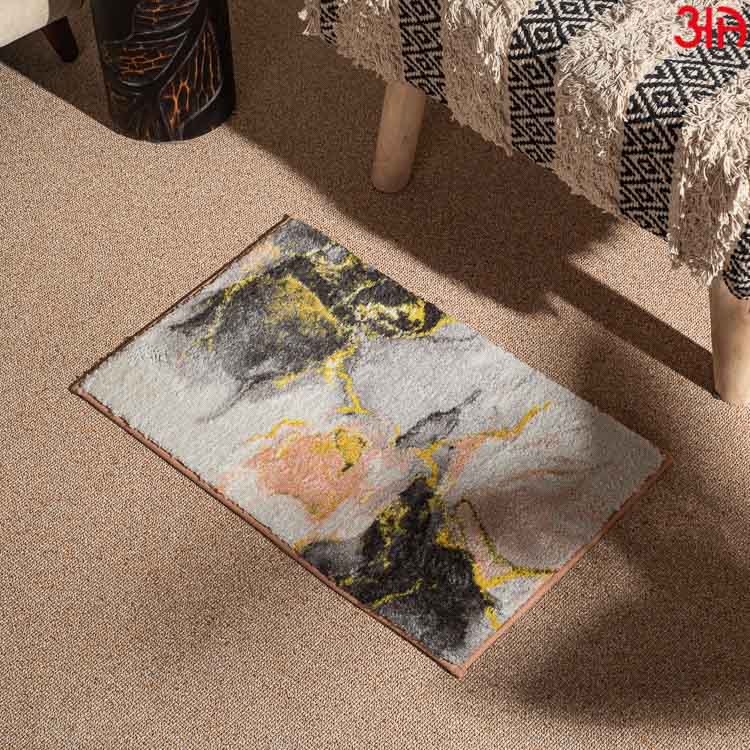 Abstract colorful doormat