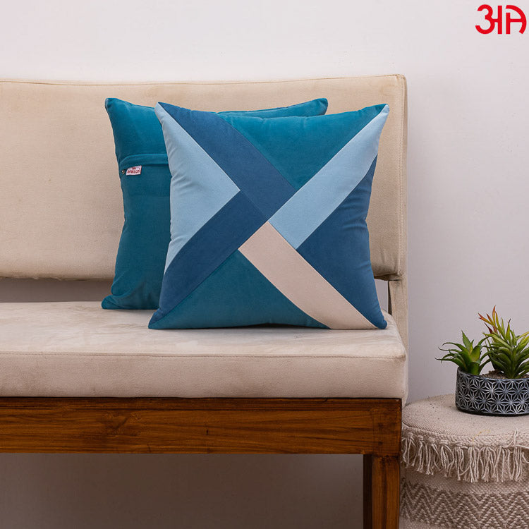 blue aqua abstract cushion2