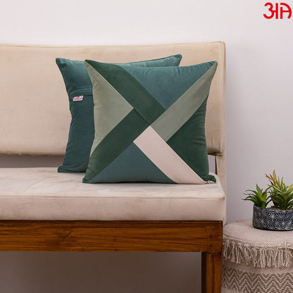 teal green abstract cushion2