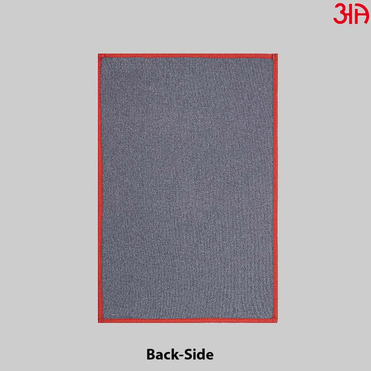 orange grey abstract doormat4