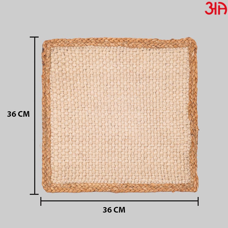 beige jute choti table mat square4