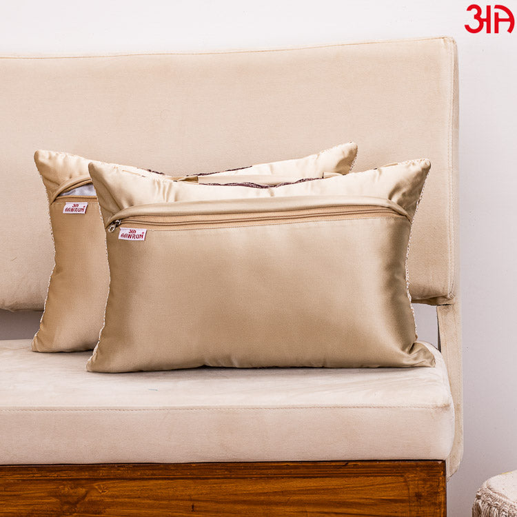 beige frill belt cushion covers4