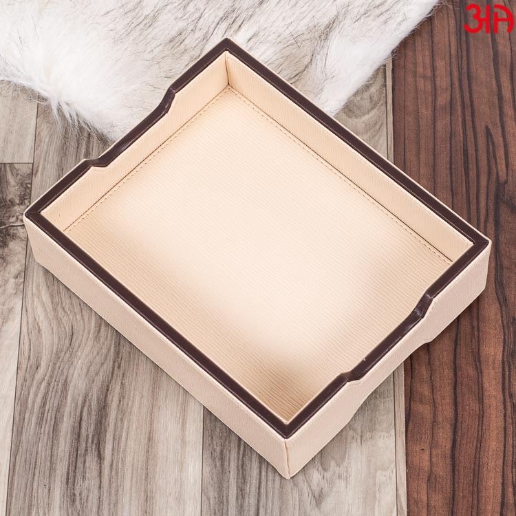 Beige Multi Purpose Tray (24x19x6)-CM