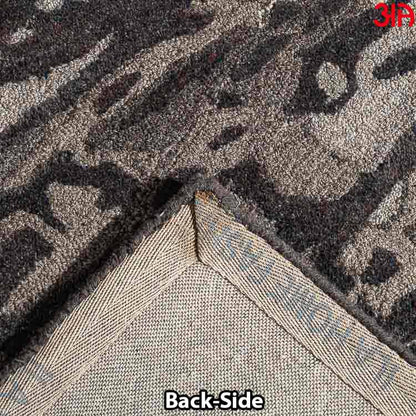 black abstract design carpet4