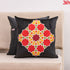 black red contrast Moroccan embroidery