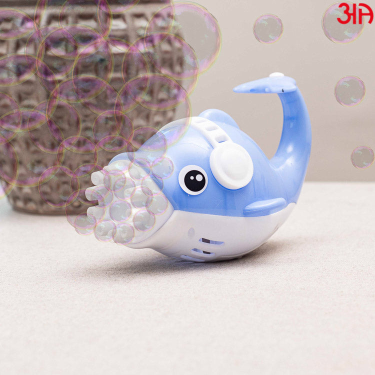 Fish Design Bubble Gun Toy Battery Operated for Kids