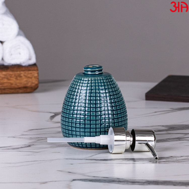 blue ceramic soap dispenser4