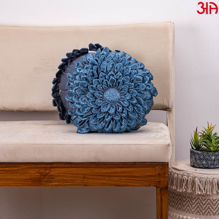 blue china sunflower cushions2