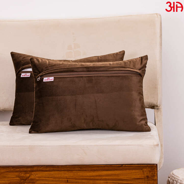 brown paisley cushion design4