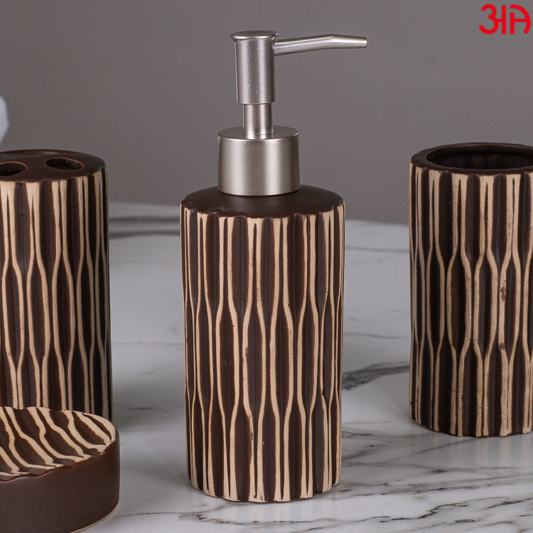 brown ceramic soap dispenser2