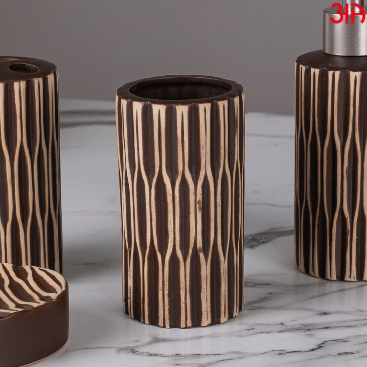 brown ceramic soap dispenser3