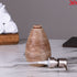 pottery design brown ceramic dispenser