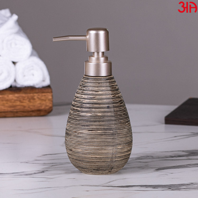 grey pottery design brown ceramic dispenser2