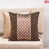 brown coin design cushion