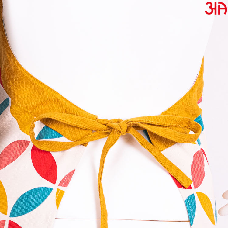 geometric pattern printed apron5