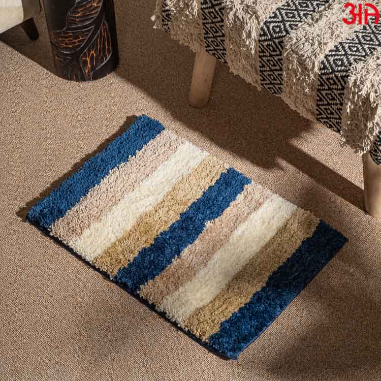 Mix Jericho Strip Pattern Soft Door Mat