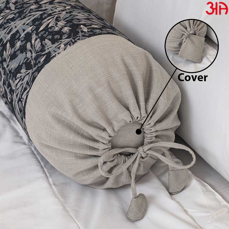 leaf design cotton bolster4