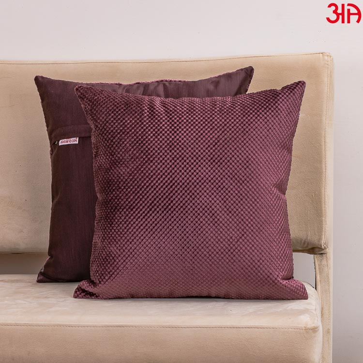 Plum Tiny Dots Cushion covers1