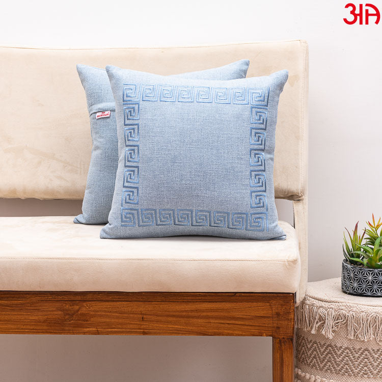 blue cotton jute cushion cover2