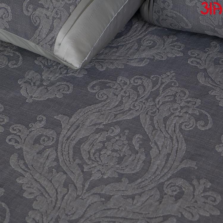 grey designer bed cover set3