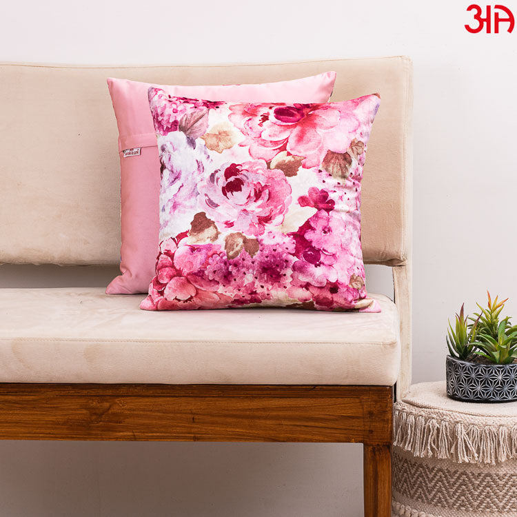 ROSE flower printed cushion covers2
