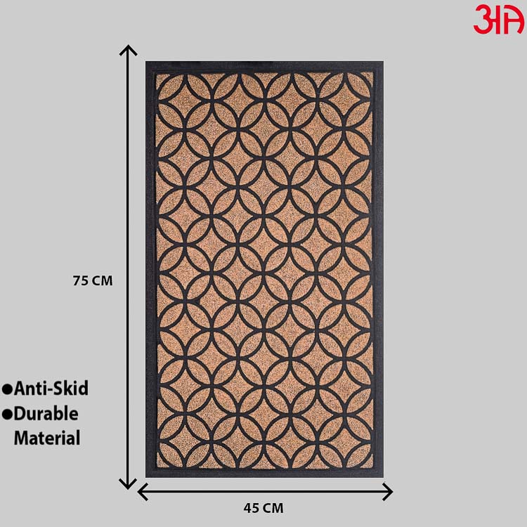 geomatric pattern antiskid doormat2