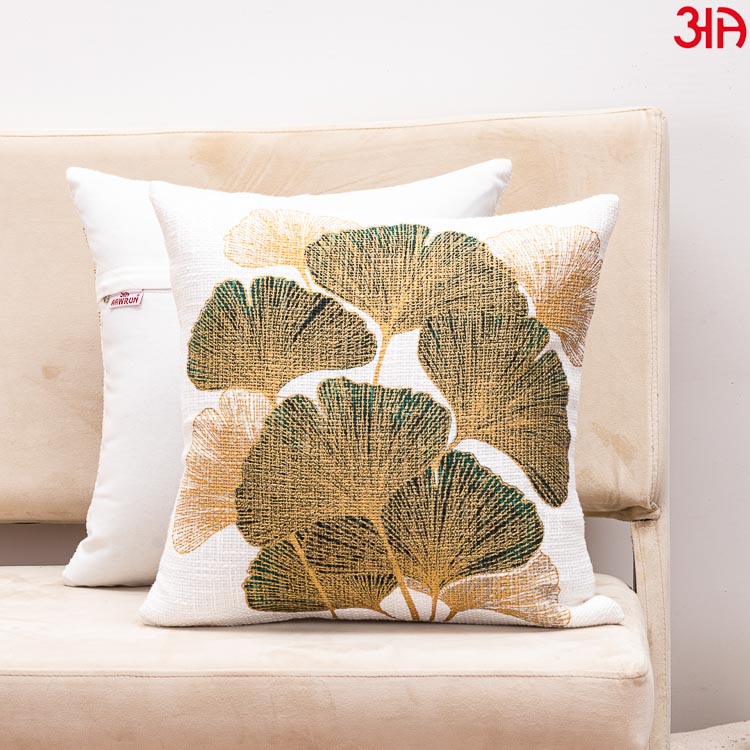 Ginkgo Leaf pattern cushion cover