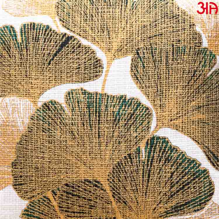 Ginkgo Leaf pattern cushion cover3