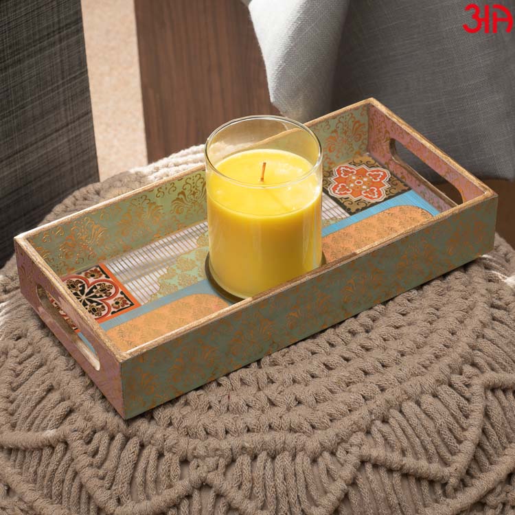 GOLD MDF SERVING TRAY2