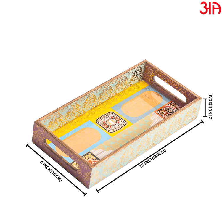 GOLD MDF SERVING TRAY4