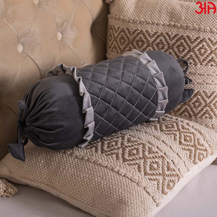 Grey bolster cushion covers hotsell