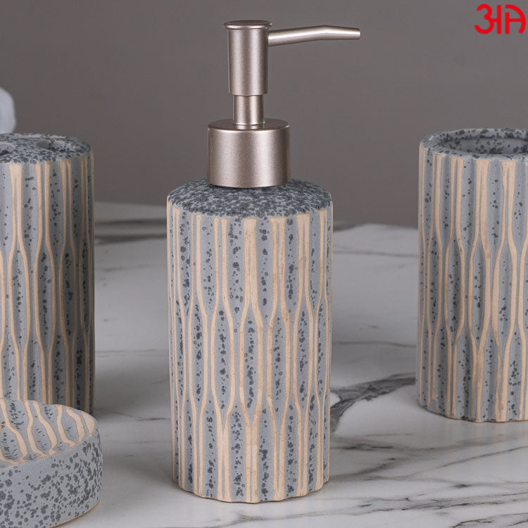 grey ceramic soap dispenser2