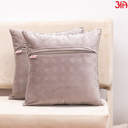 Diagonal Quilted Cushion Grey4