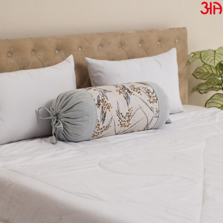 Chic Digital Printed Cotton Bolster Cover (16x32)-Inch