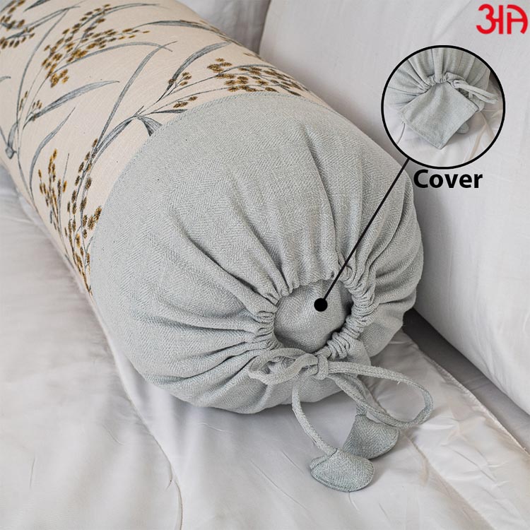 Chic Digital Printed Cotton Bolster Cover (16x32)-Inch