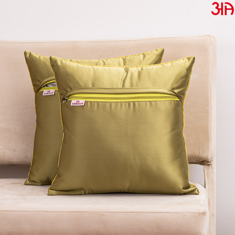 green textured cushion cover4