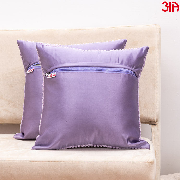 Mauve Fur Stripe Cushion4