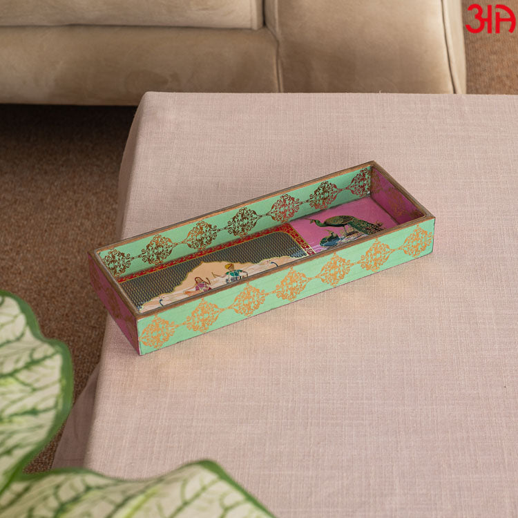 indian traditional design mdf serving tray3