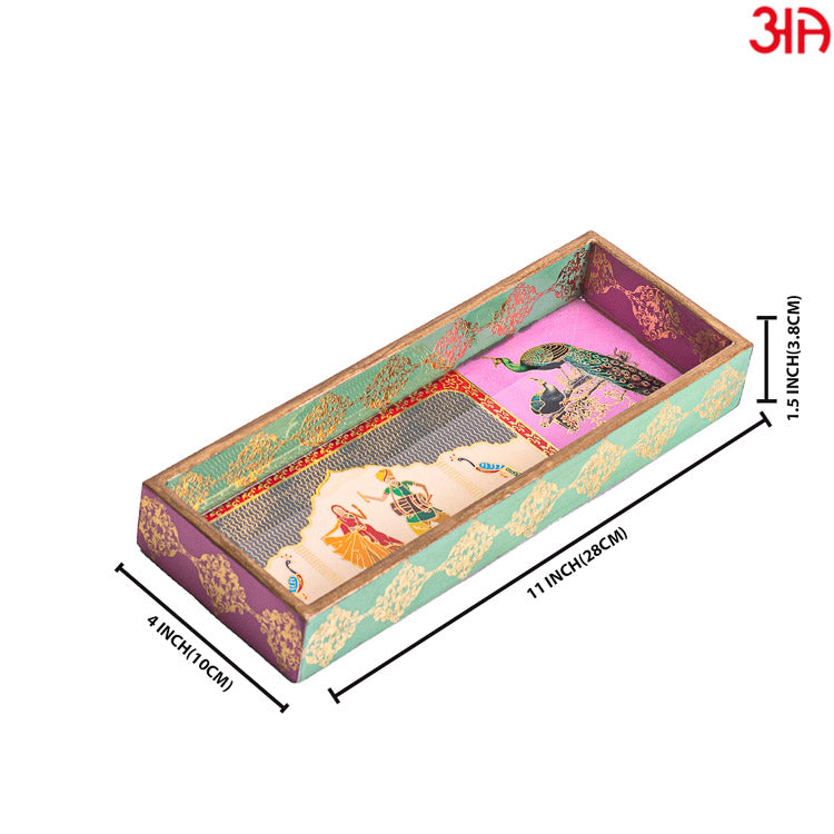 indian traditional design mdf serving tray4